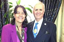 Photo of Richard W. Strait '76 and Marcia L. Martinez-Strait, MS '77. Link to their story